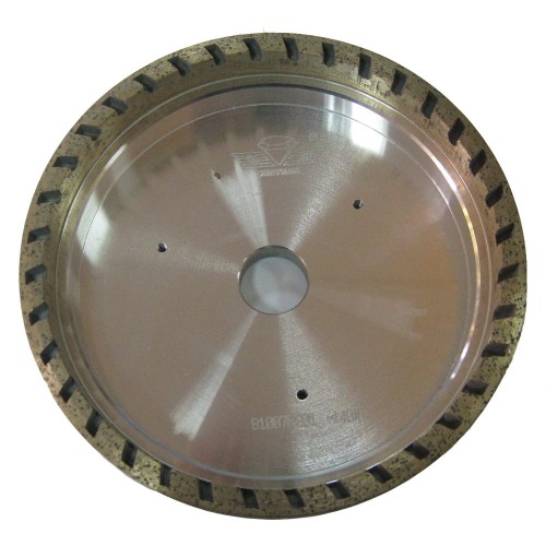 Ściernica diamentowa turbo, widok z góry