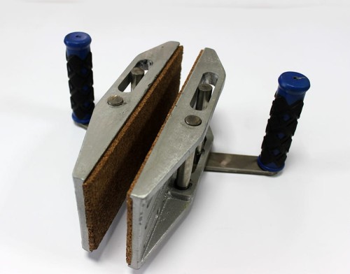 Uchwyt zaciskowy do szkła 160 kg, widok z góry