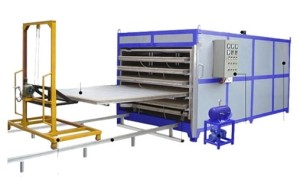 Pięciokomorowy cyfrowy piec do laminowania szkła