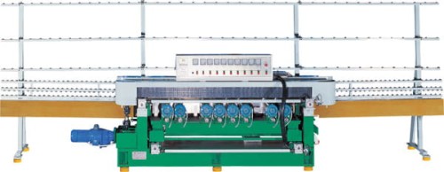 Dziewięciogłowicowa fazowarka do szkła i luster