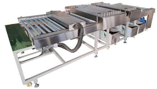 Pozioma myjnia do szkła płaskiego z trzema wannami, rozmiar 1200